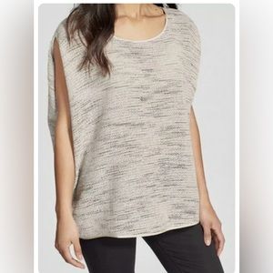 Eileen Fisher Ballet Neck Wedge Top NWT